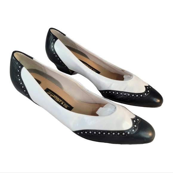 Easy Spirit Wingtip Kitten Vintage Made in USA Heels 193867 Women's Size 8 1/4 - Picture 4 of 14